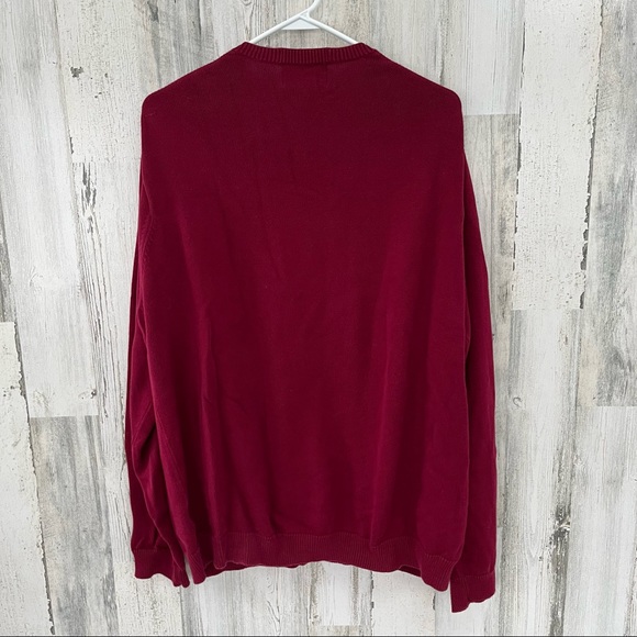 Eddie Bauer Men’s 100% Cotton V-Neck Sweater Size XXL - Picture 5 of 5